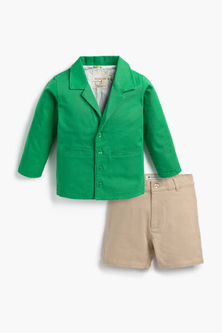 Sport Jacket + Shorts Outfit_Green