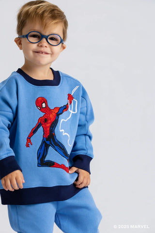 Sporty Sweatshirt_Marvel Spider-Man on Blue