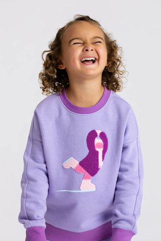 Sporty Sweatshirt_Lavender Skater