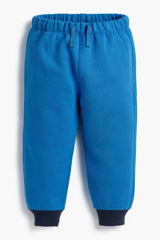 Sporty Sweatpants_Bright Blue with Navy