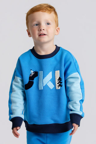 Sporty Sweatshirt_Bright Blue Ski