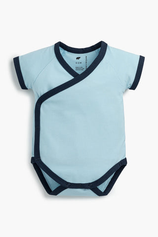 Short Sleeve Lucky Bodysuit_Light Blue