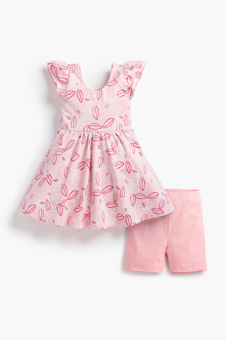 Let's Dance Dress Shorts Bundle_Pink Hibiscus
