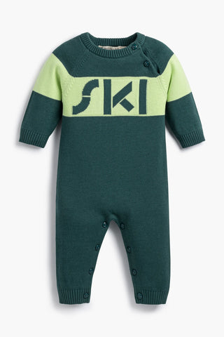 SALE - Sweater Romper_Dark Green Ski