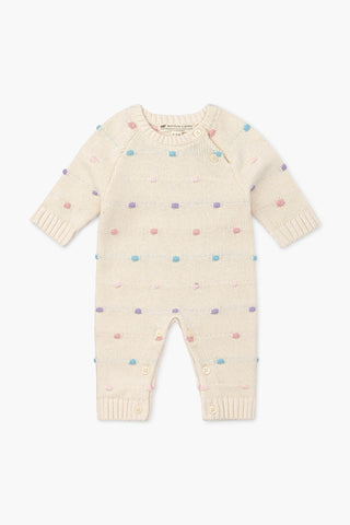 cream-+-rainbow-dots