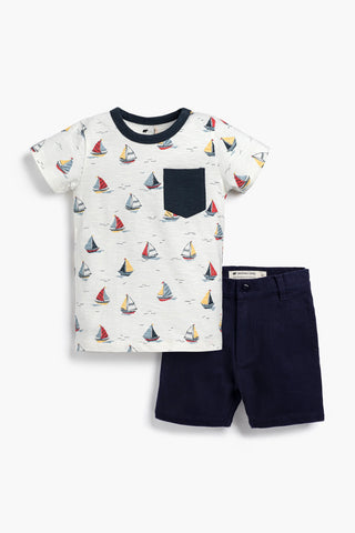 Tee + Sport Short Outfit_Little Skippers