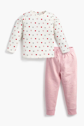 Bundle Item - Track Pants_Light Pink Heather