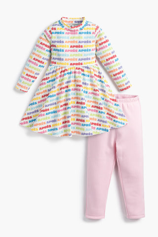 Bundle Item - Turtleneck Let's Dance Dress_Rainbow Apres