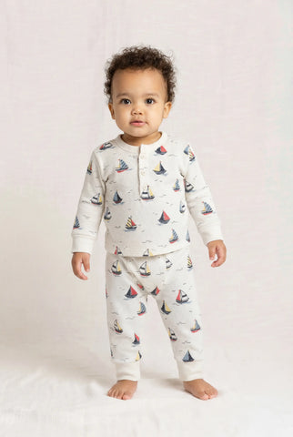 Waffle Two-Piece Set_Little Skippers