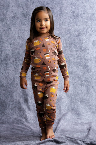 Two-Piece Pajama Set_Pumpkin Spice