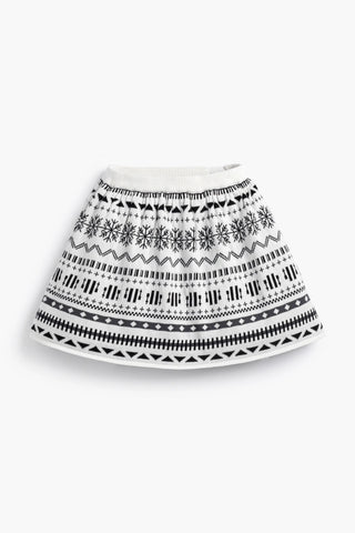SALE - Knit Skirt_Apres Ski Fair Isle