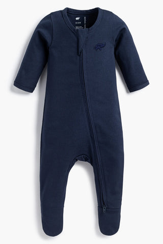 Zipper One-Piece_Navy