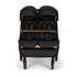 Nuna TRVL DUBL Stroller in Caviar