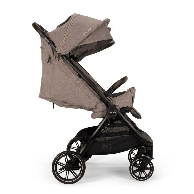 Nuna TRVL DUBL Stroller in Cedar