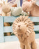 Tikiri Toys Lion Organic Natural Rubber Rattle, Teether & Bath Toy