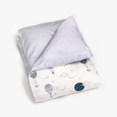 Touch The Sky Baby Duvet - Blue