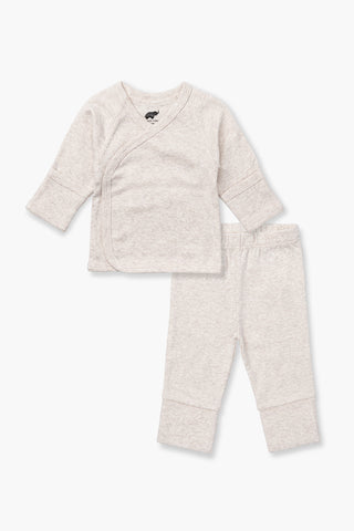 Bundle Item - Hello Baby Top_Cream Heather