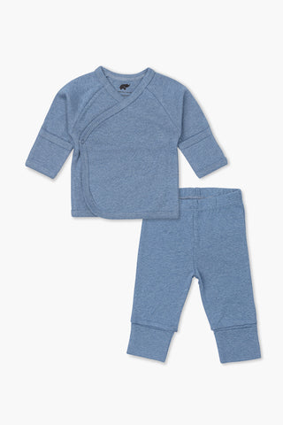 Bundle Item - Hello Baby Top_Light Blue Heather