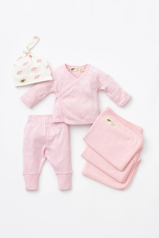 Bundle Item - Hello Baby Top_Light Pink Heather