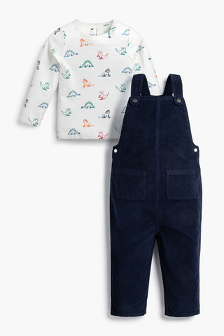 Bundle Item - Corduroy Overalls_Navy