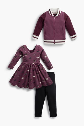 Bundle Item - Zip Bomber Jacket_Fall Horses