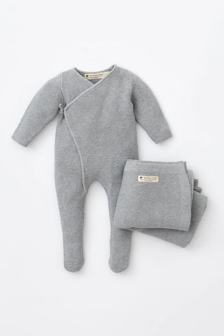 Bundle Item - Side Tie Sweater Romper_Heather Grey