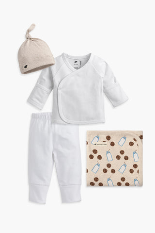 Hospital Cuddle Box™_Cookies + Milk on White