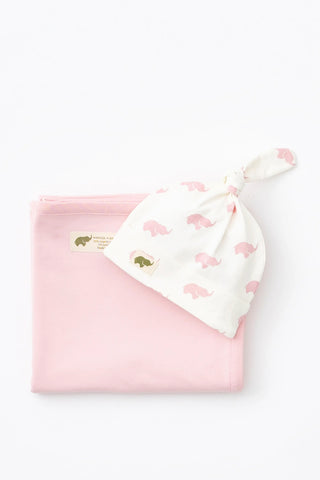 Hospital Cuddle Box™ - Mini_Pink Elephant on Light Pink