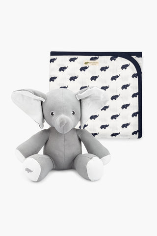 Bundle Item - Always Blanket_Navy Elephant